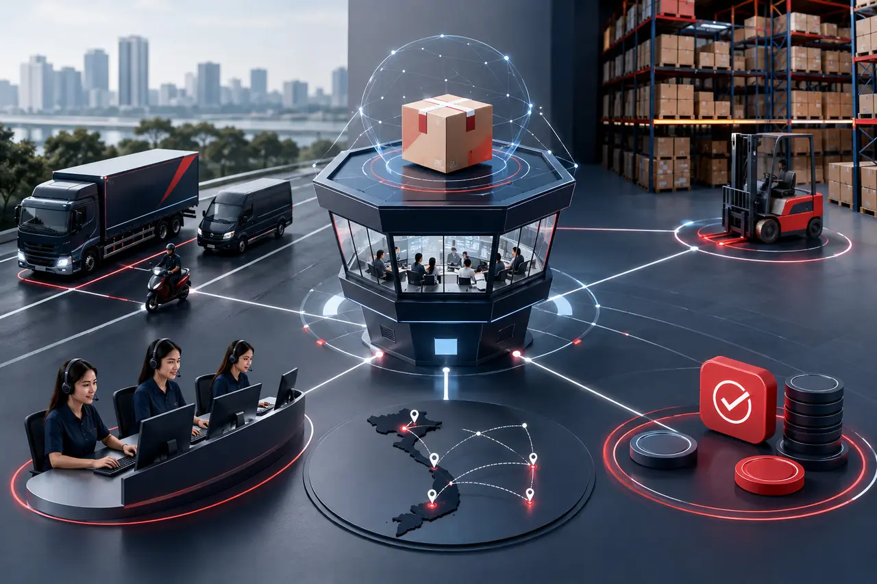 Minh họa: Ưu Việt Express: xây nền tảng vận hành lấy dữ liệu vận đơn làm trung tâm